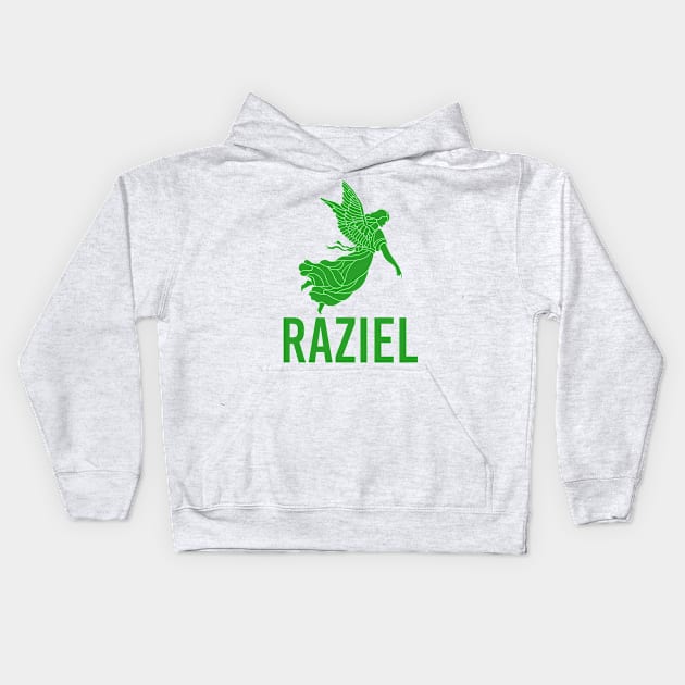 The Archangel Raziel Kids Hoodie by Claudia Williams Apparel